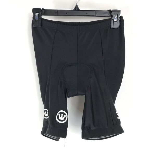 Canari Padded Cycling Shorts Men's Small Black Chamois Athletic Active Bike - Picture 1 of 10